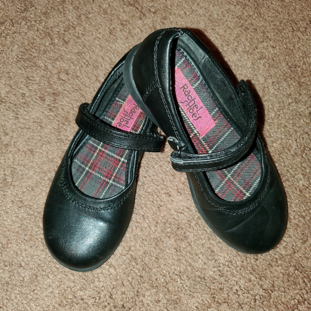 Girls black shoes 12